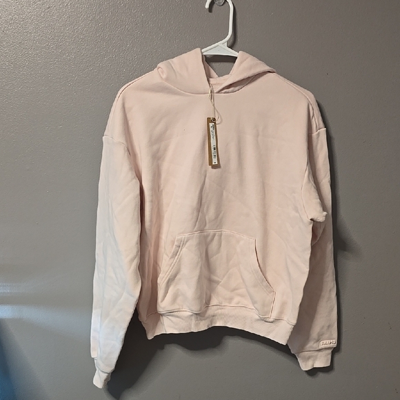 SKIMS Tops - SKIMS Kim Kardashian Women's Med Cotton Fleece Classic Pullover Hoodie New